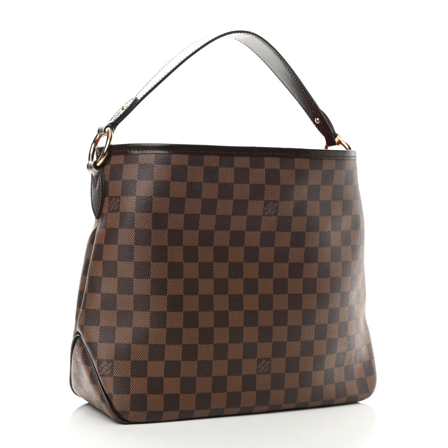 LOUIS VUITTON DAMIER EBENE DELIGHTFUL MM HANDBAG