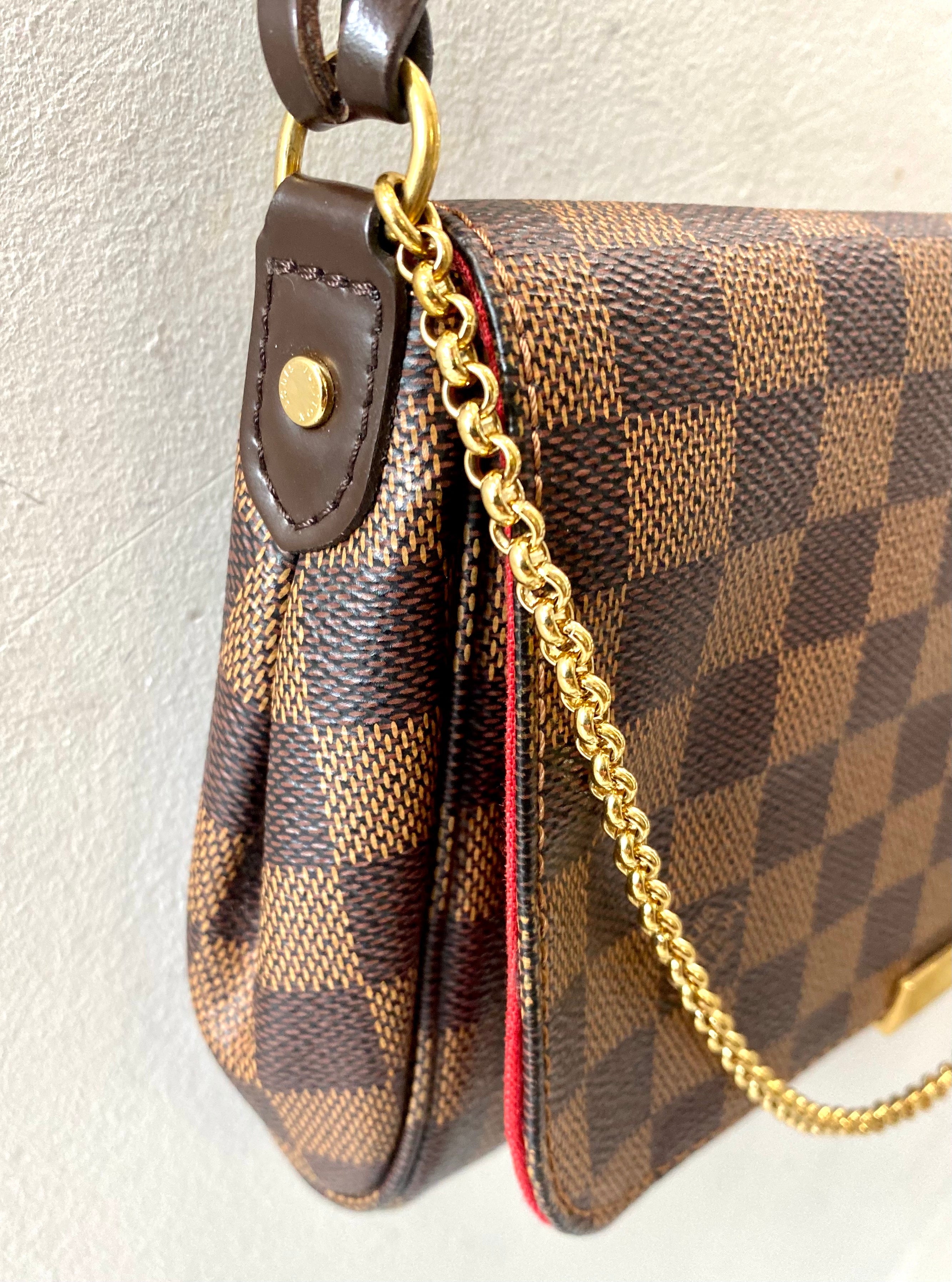 LOUIS VUITTON DAMIER EBENE FAVORITE MM