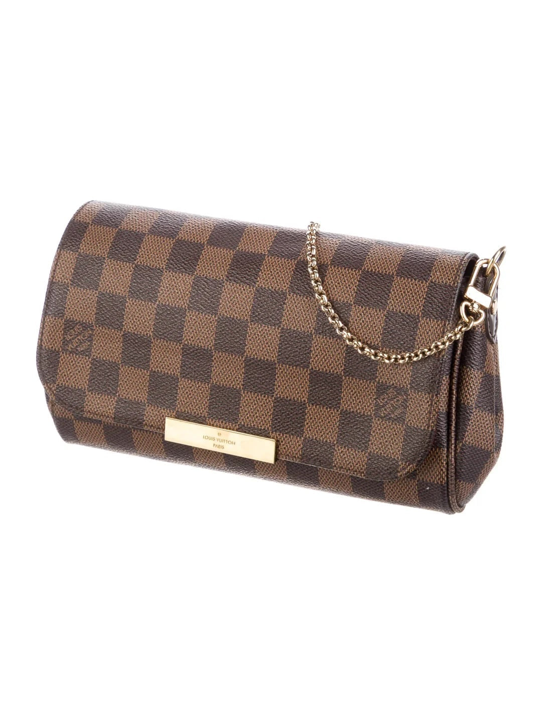 LOUIS VUITTON DAMIER EBENE FAVORITE MM SHOULDER BAG