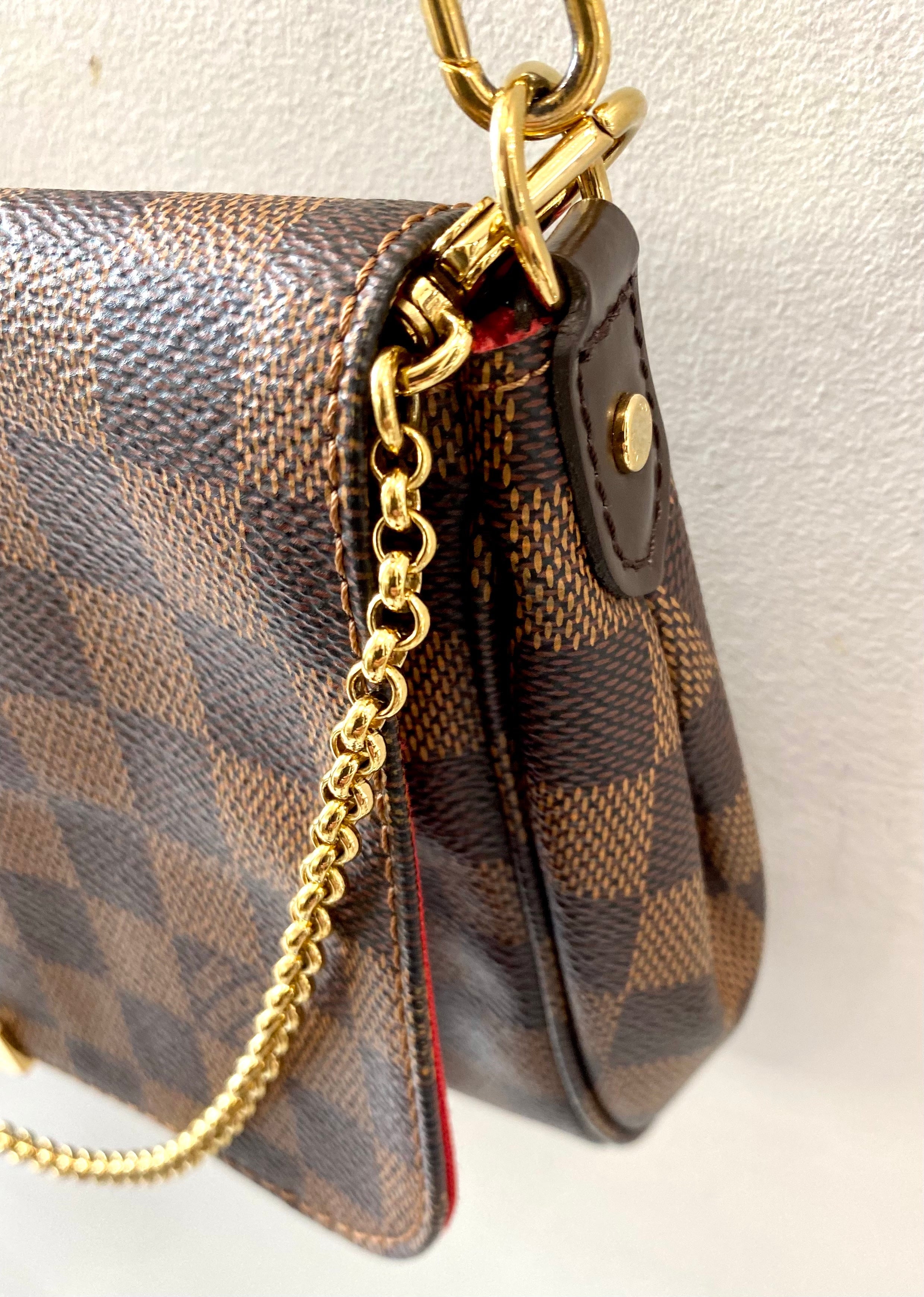 LOUIS VUITTON DAMIER EBENE FAVORITE MM