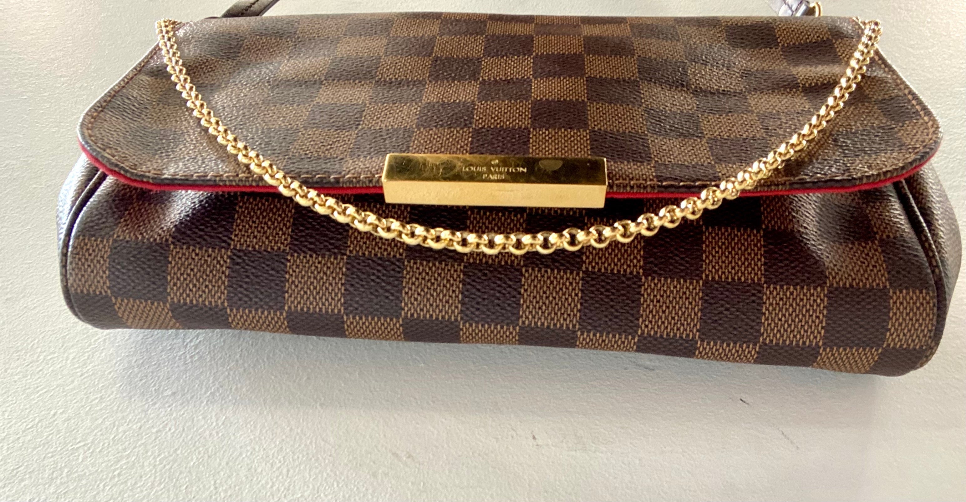 LOUIS VUITTON DAMIER EBENE FAVORITE MM