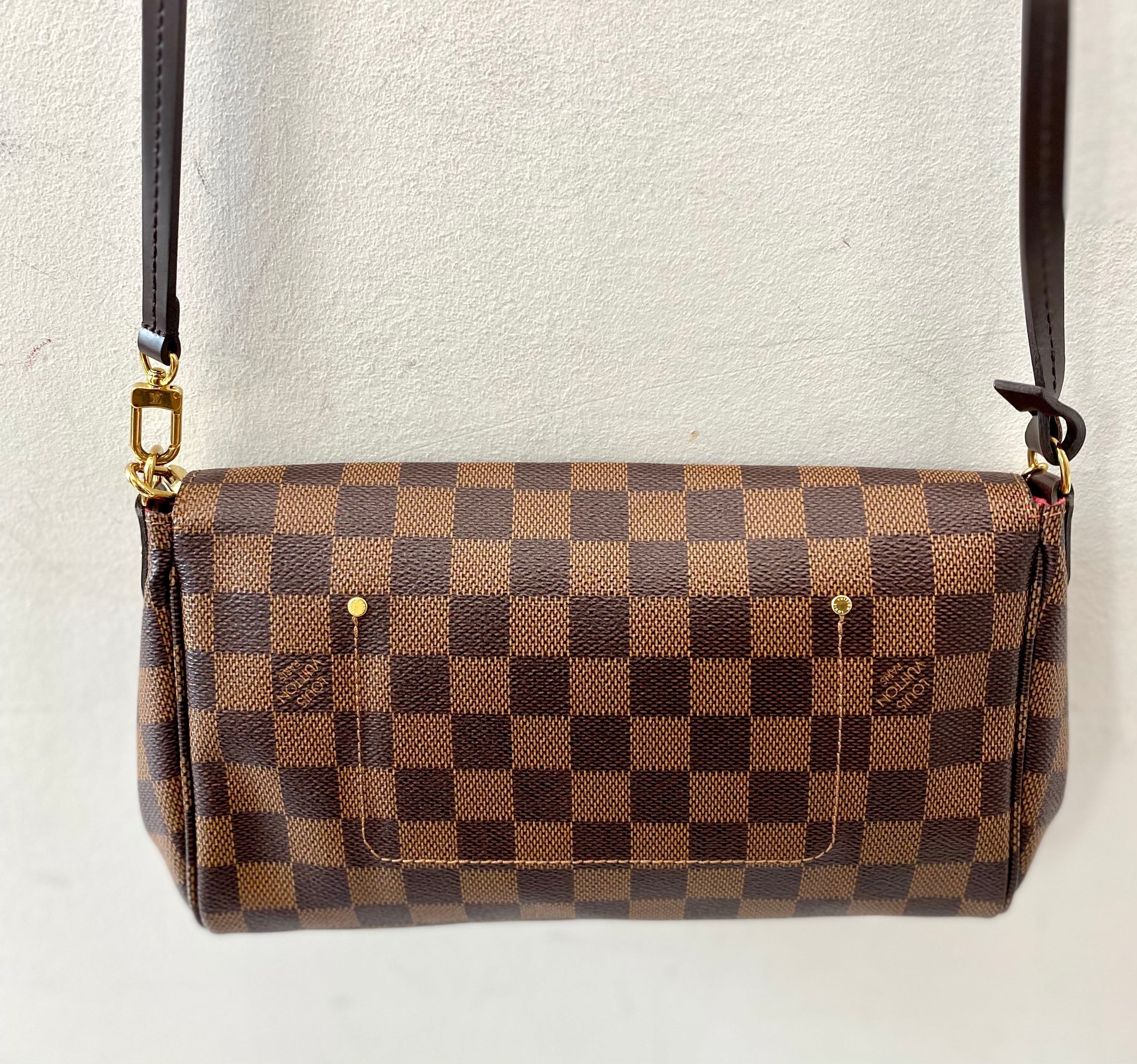 LOUIS VUITTON DAMIER EBENE FAVORITE MM