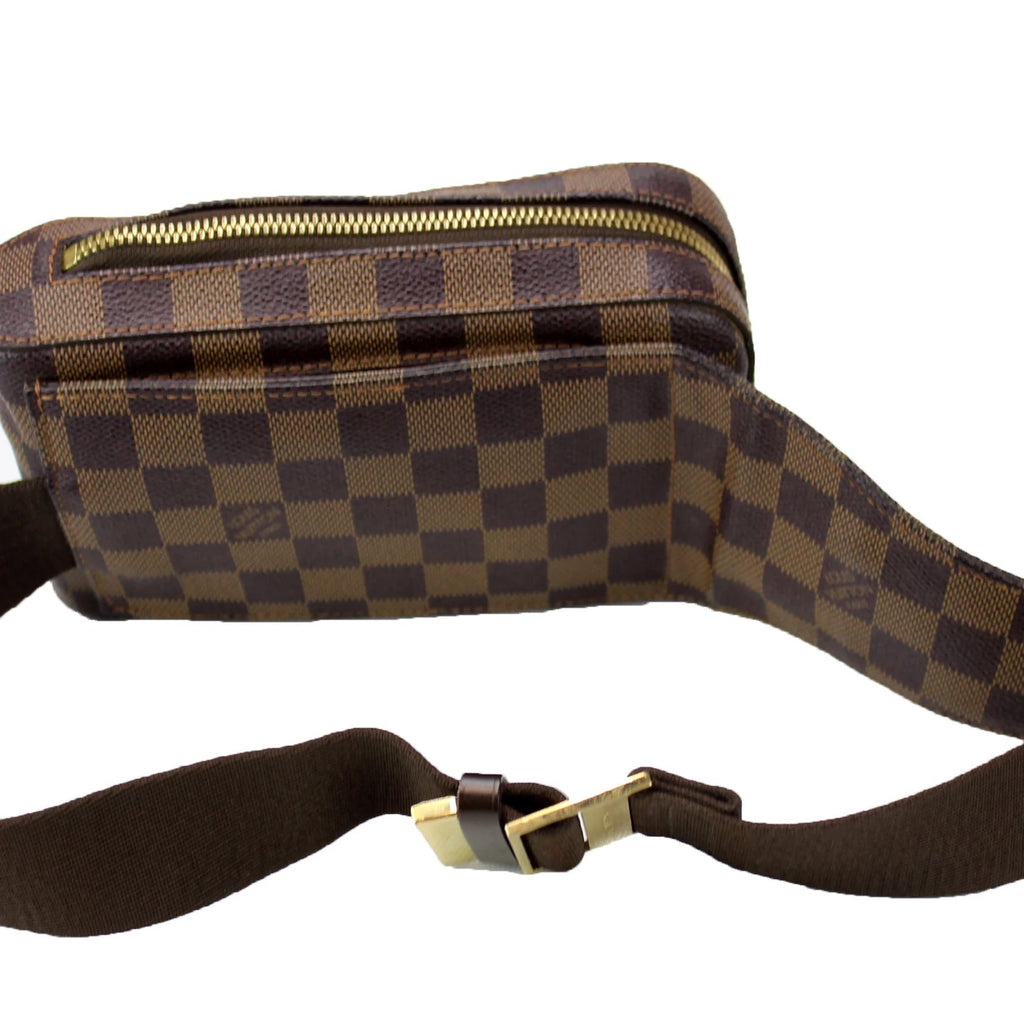 LOUIS VUITTON DAMIER EBENE GERONIMOS BELT BAG