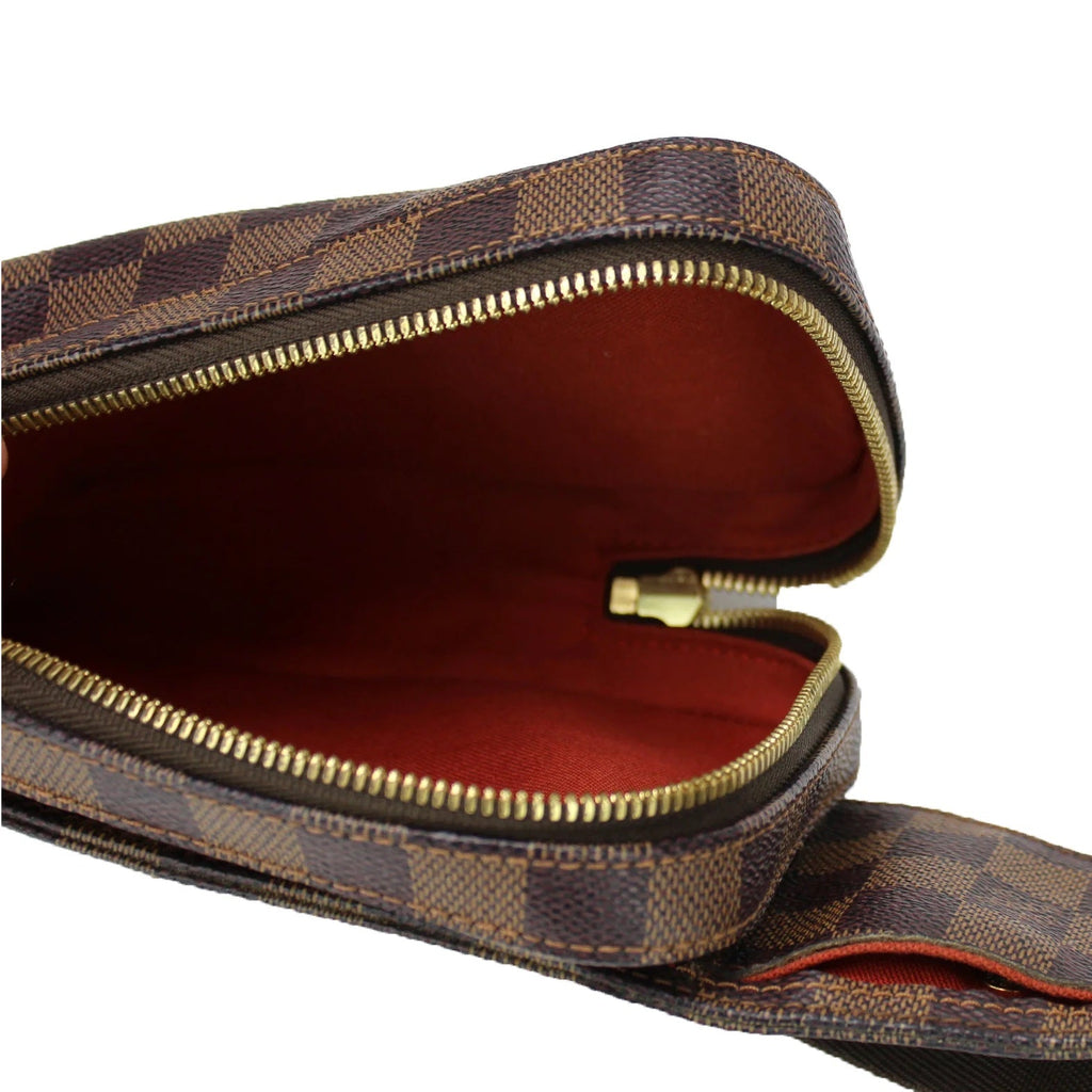LOUIS VUITTON DAMIER EBENE GERONIMOS BELT BAG