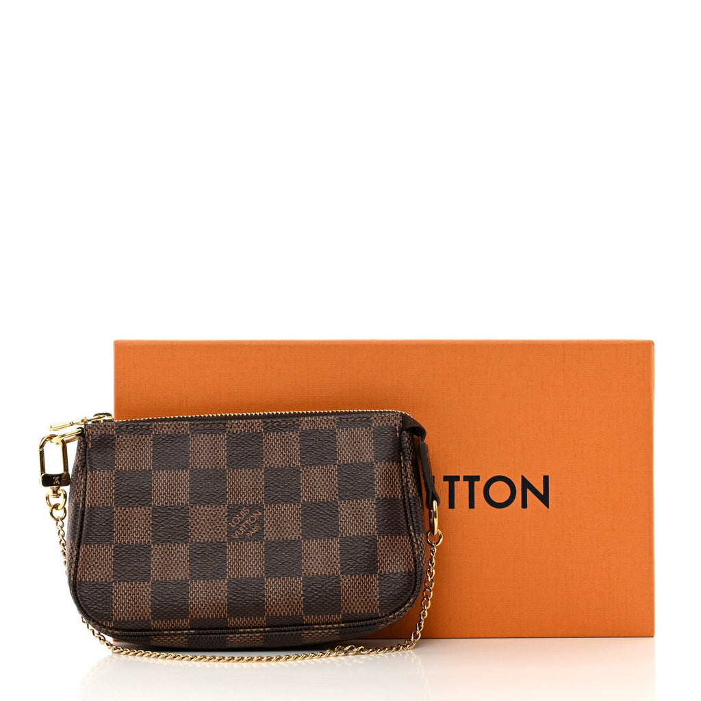 LOUIS VUITTON DAMIER EBENE MINI POCHETTE