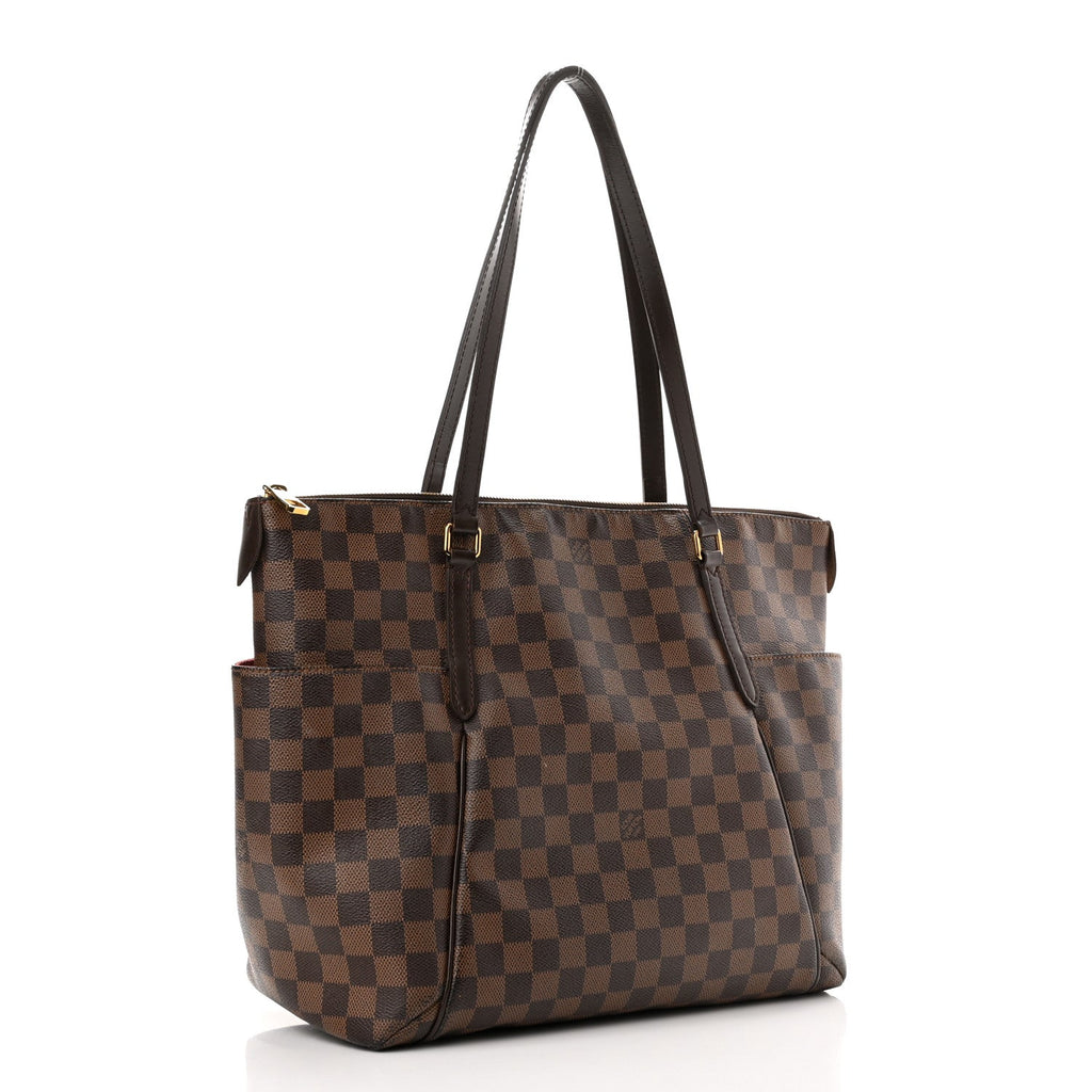 LOUIS VUITTON DAMIER EBENE TOTALLY MM SHOULDER BAG
