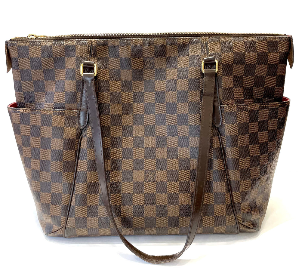 LOUIS VUITTON DAMIER EBENE TOTALLY MM SHOULDER BAG