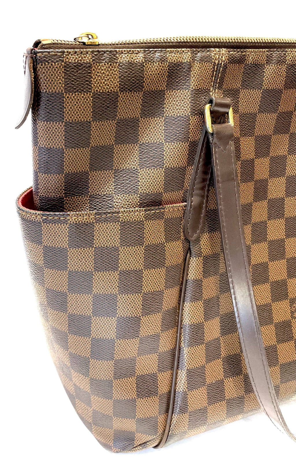 LOUIS VUITTON DAMIER EBENE TOTALLY MM SHOULDER BAG