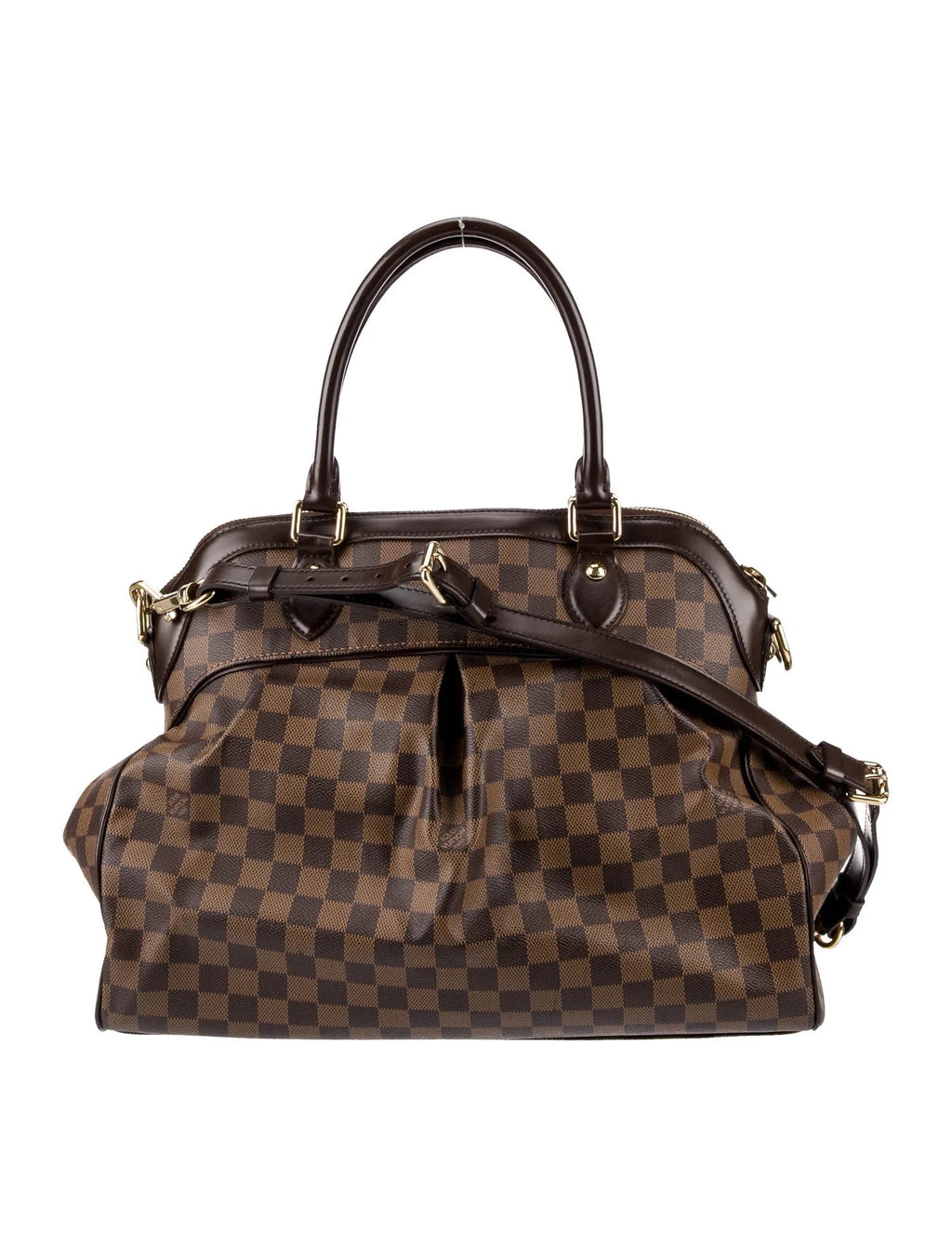 LOUIS VUITTON DAMIER EBENE TREVI GM BAG