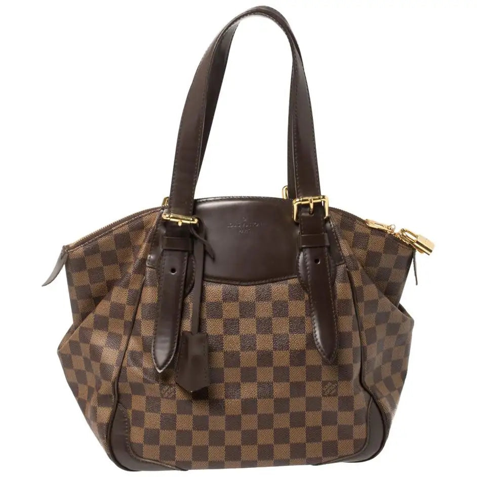 LOUIS VUITTON DAMIER EBENE VERONA MM BAG
