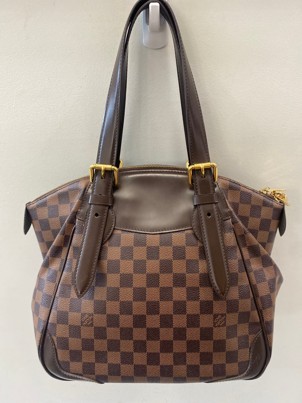 LOUIS VUITTON DAMIER EBENE VERONA MM BAG