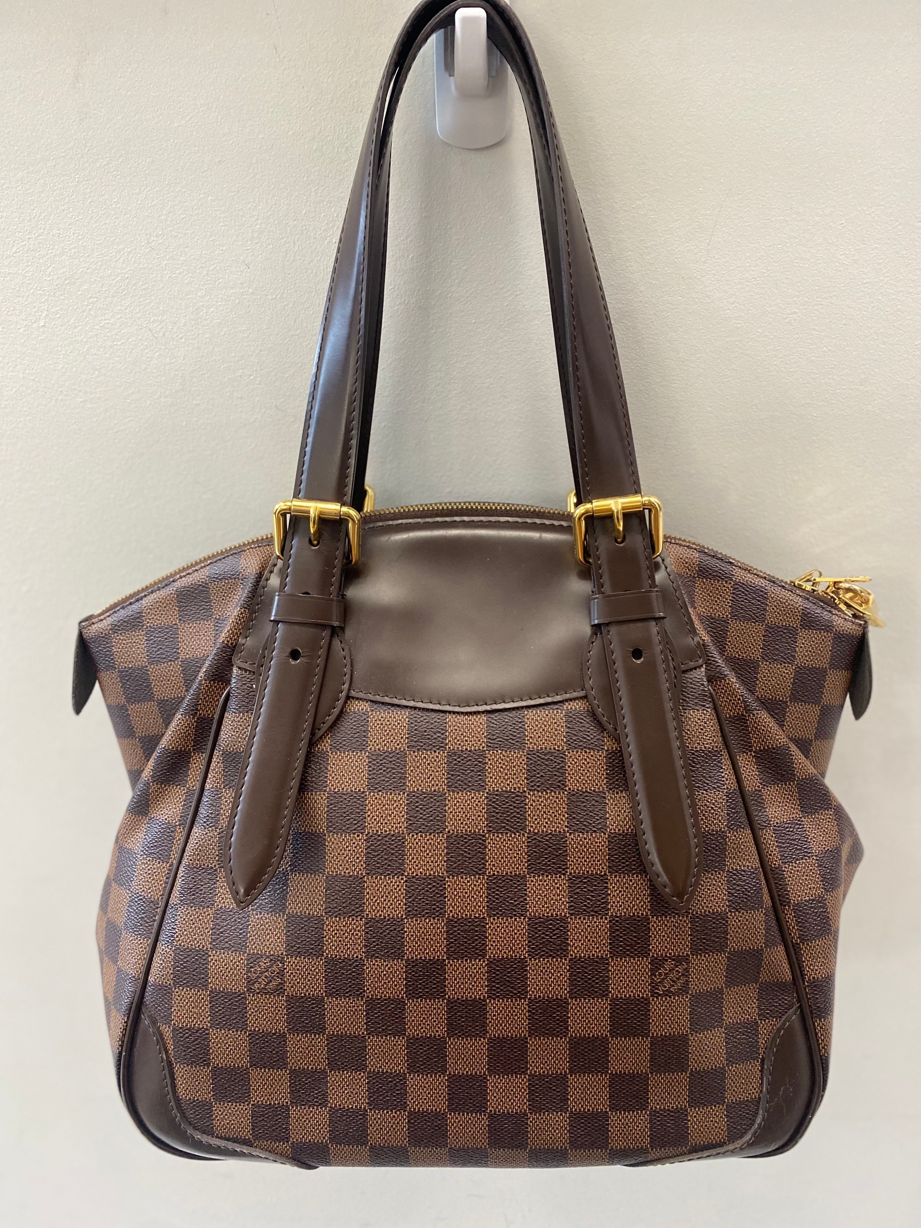 LOUIS VUITTON DAMIER EBENE VERONA MM BAG