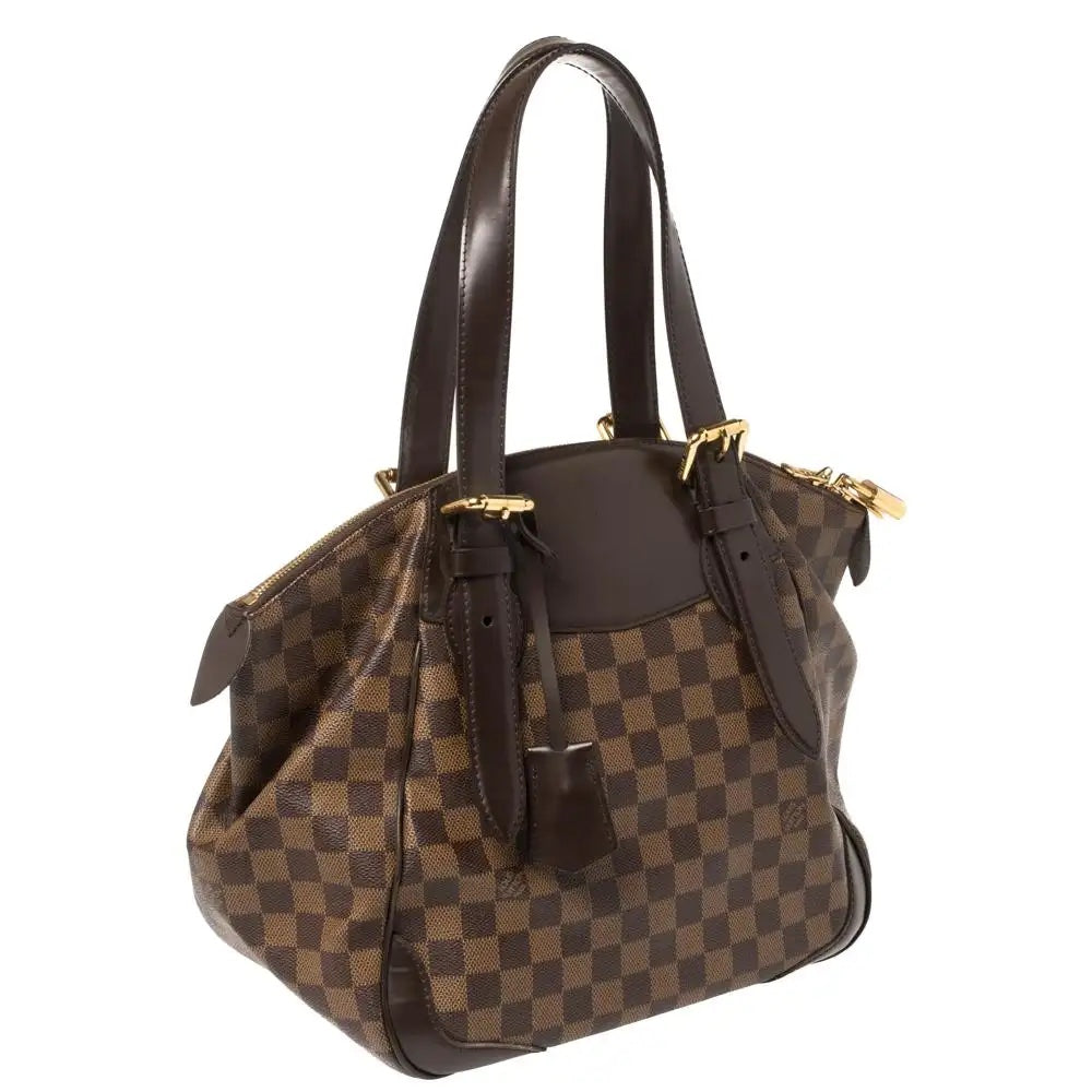 LOUIS VUITTON DAMIER EBENE VERONA MM BAG