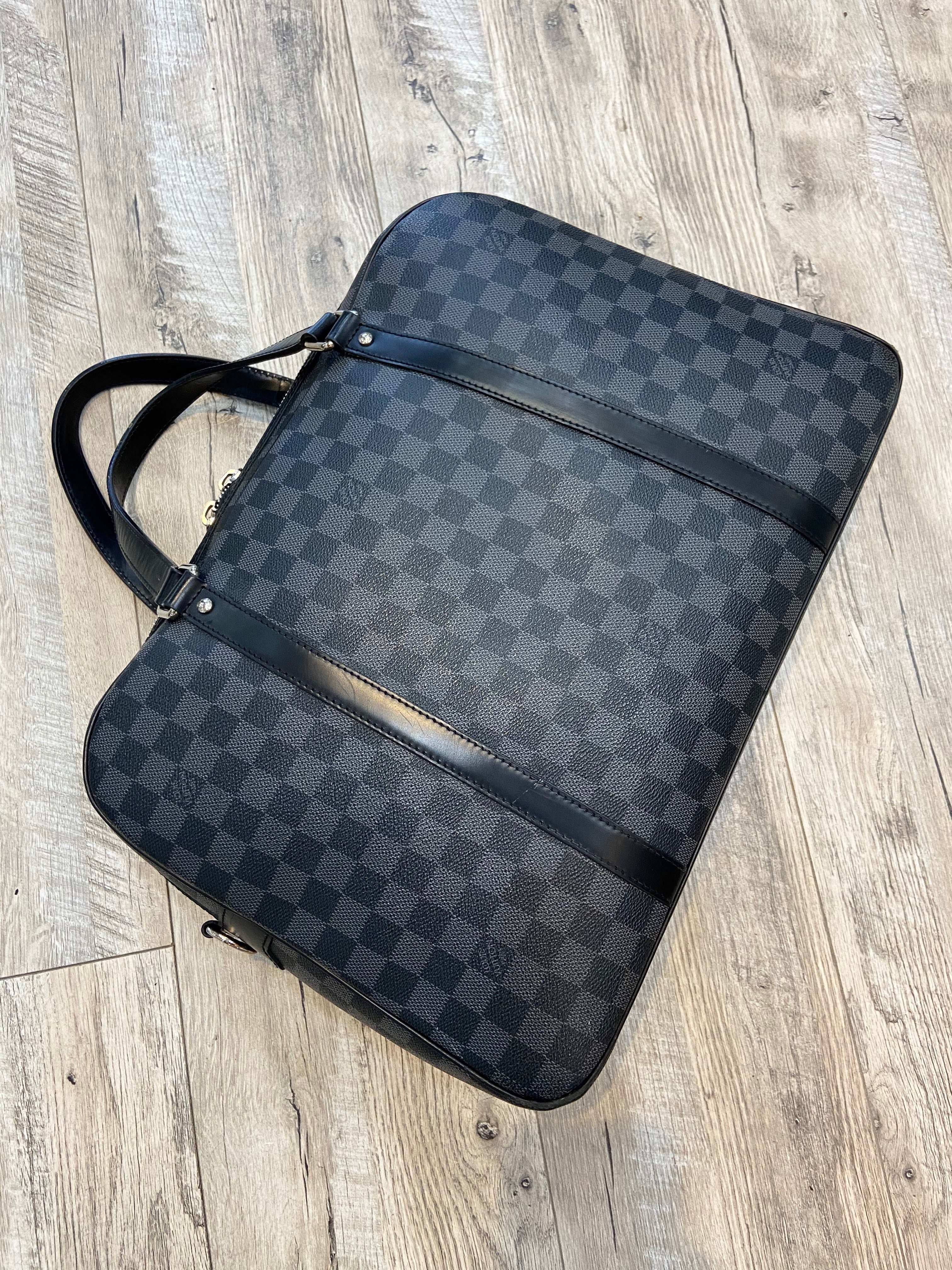 LOUIS VUITTON DAMIER GRAPHITE JORN HANDBAG