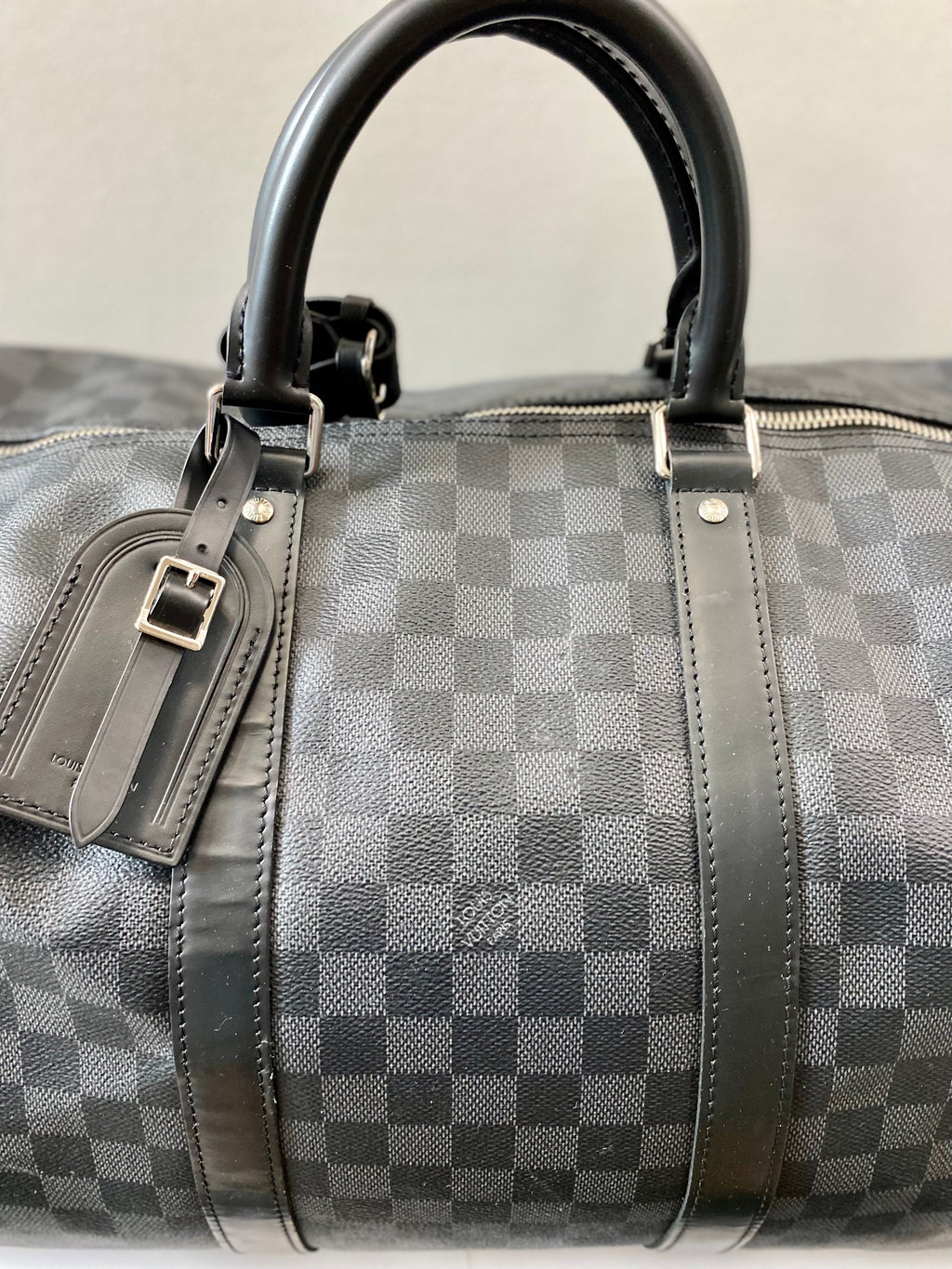 LOUIS VUITTON KEEPALL BANDOULIÈRE 55 DAMIER GRAPHITE