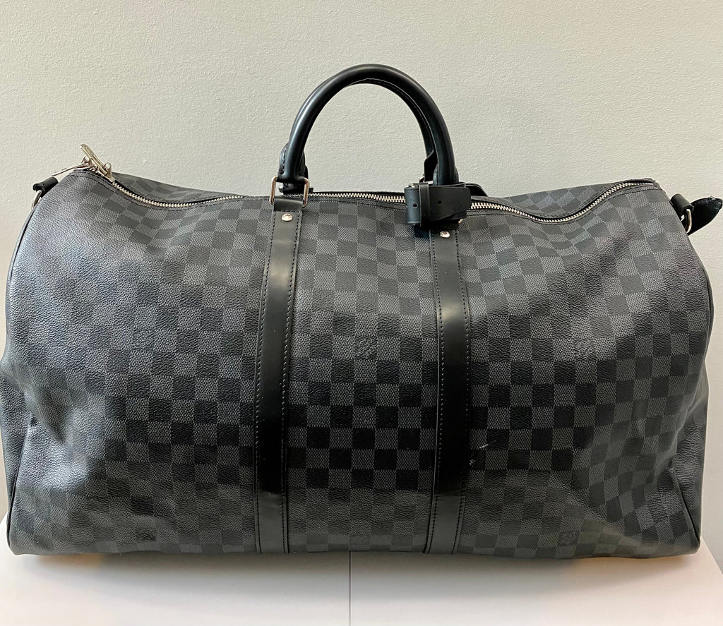 LOUIS VUITTON KEEPALL BANDOULIÈRE 55 DAMIER GRAPHITE