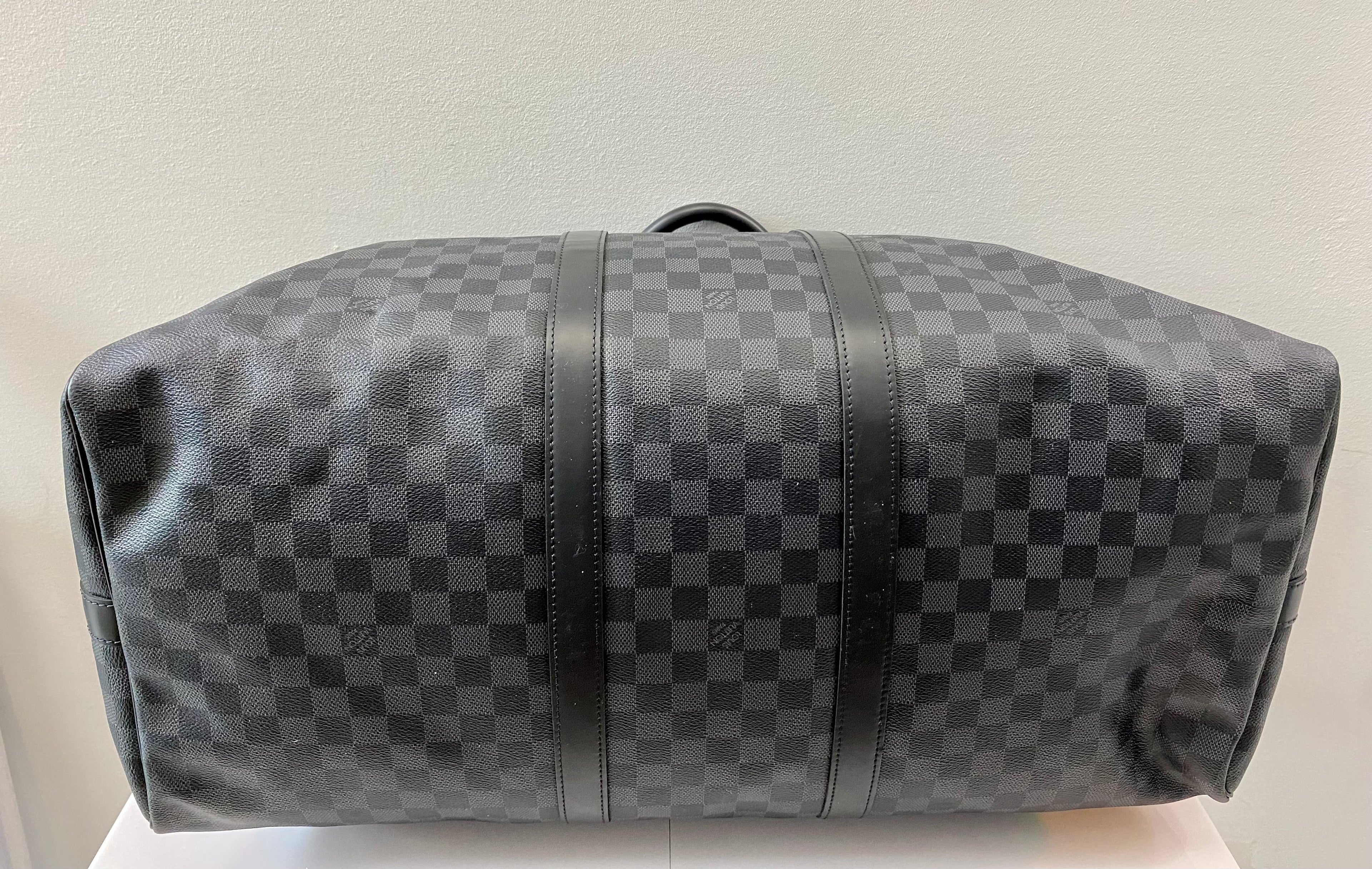 LOUIS VUITTON KEEPALL BANDOULIÈRE 55 DAMIER GRAPHITE