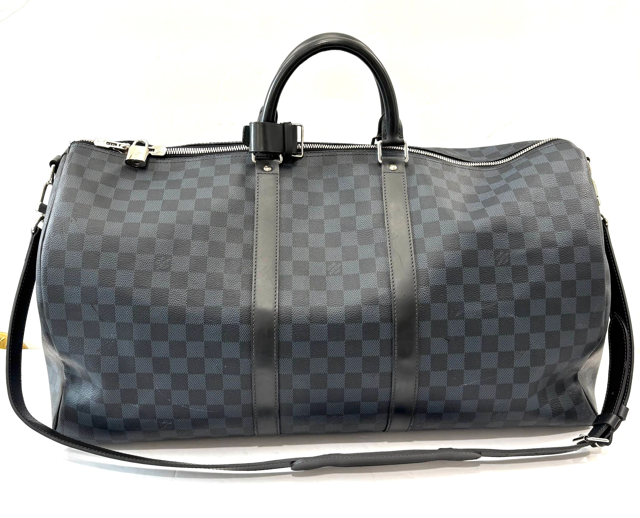 LOUIS VUITTON DAMIER GRAPHITE KEEPALL BANDOULIÈRE 55 BAG