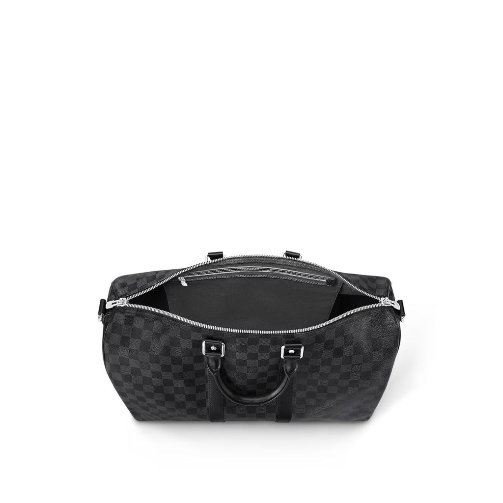 LOUIS VUITTON DAMIER GRAPHITE KEEPALL BANDOULIÈRE 45 BAG