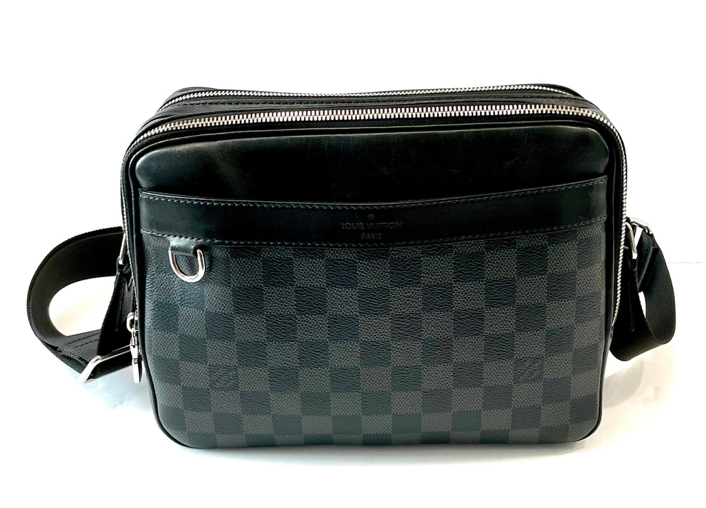 LOUIS VUITTON DAMIER GRAPHITE TROCADERO PM MESSENGER BAG