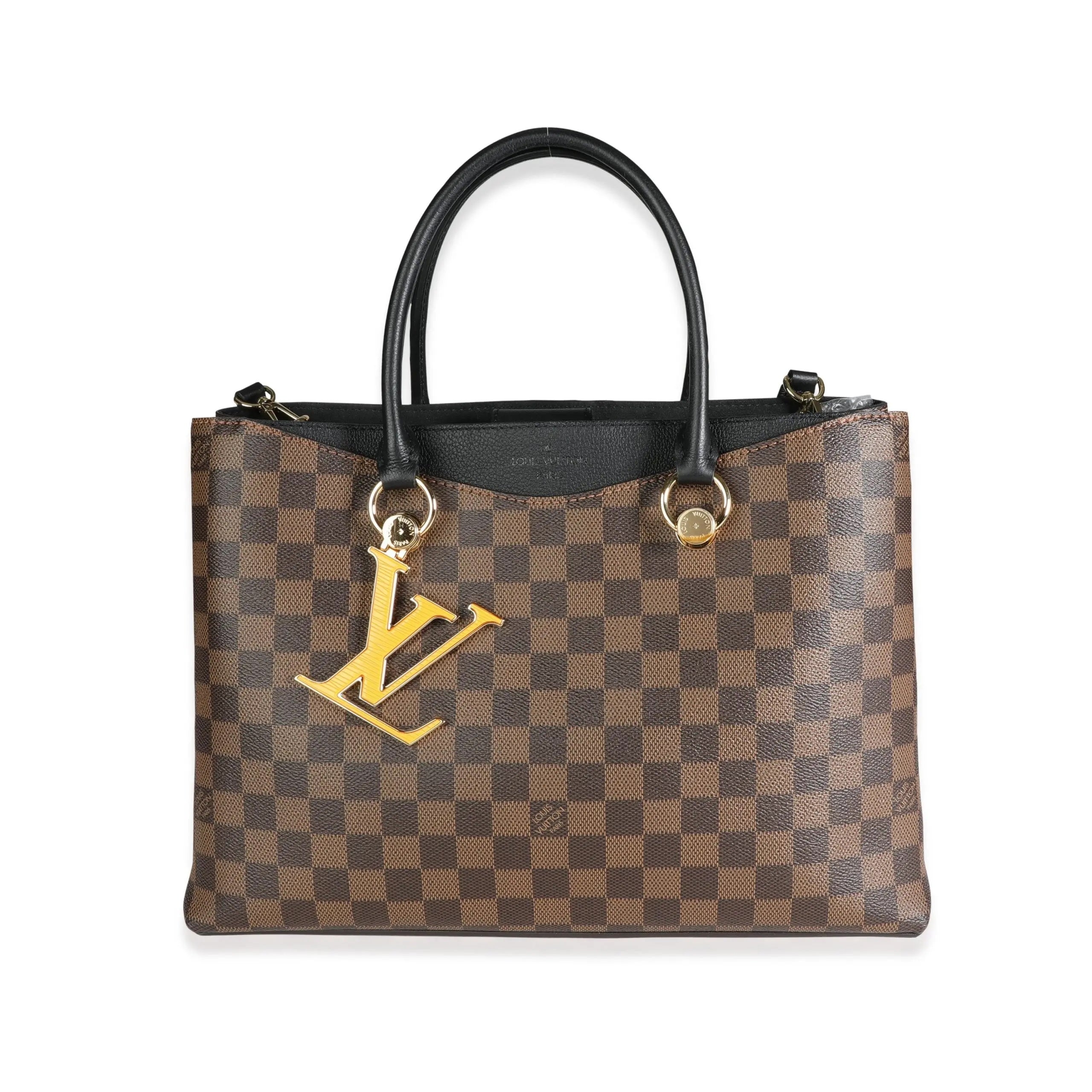 LOUIS VUITTON DAMIER EBENE LV RIVERSIDE TOTE BAG