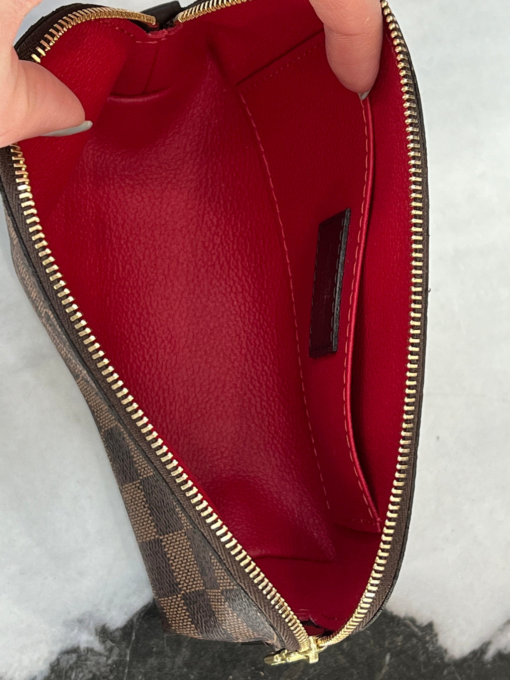 LOUIS VUITTON DAMIER EBENE COSMETIC POUCH