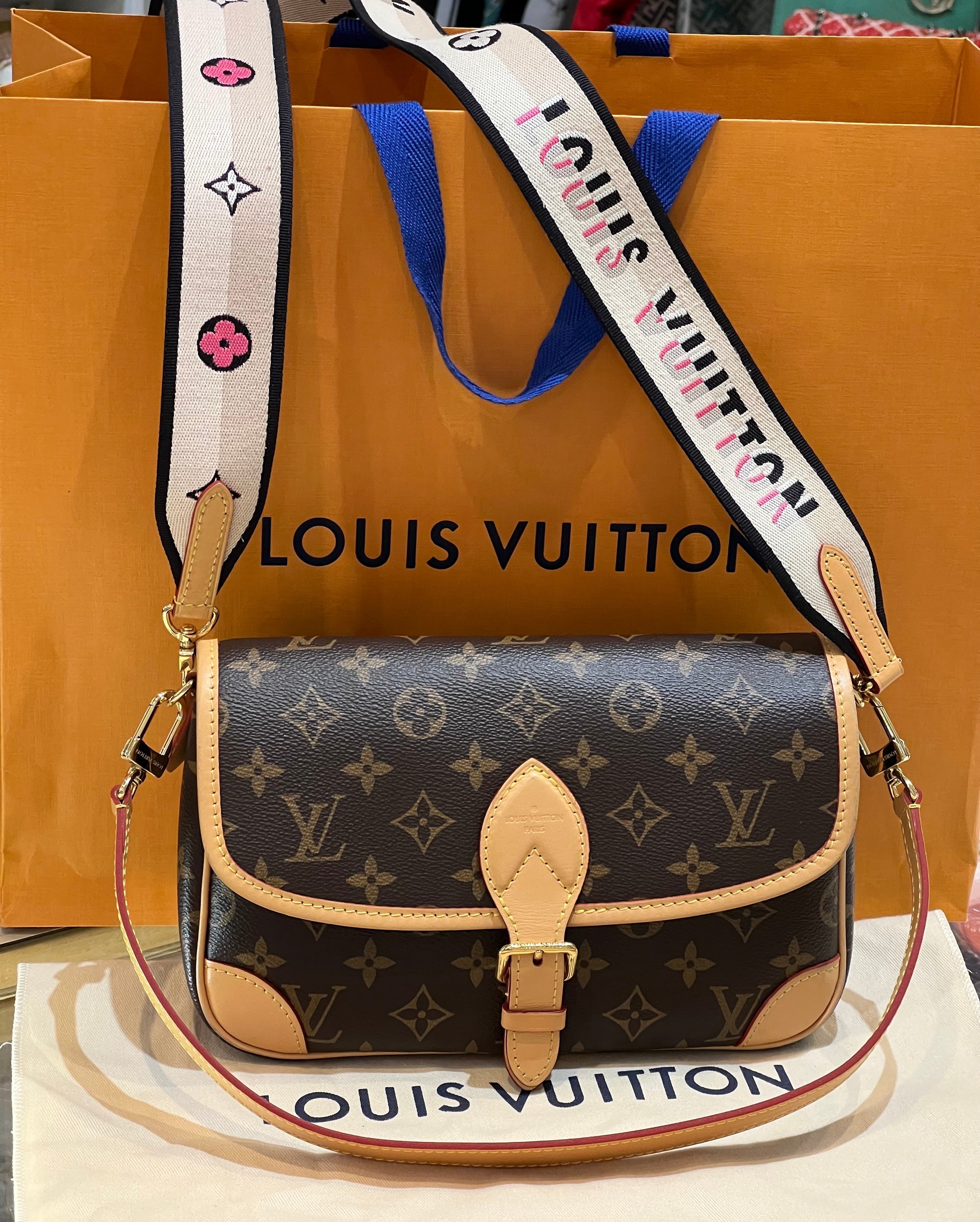 LOUIS VUITTON MONOGRAM DIANE SATCHEL NM