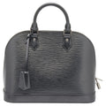 LOUIS VUITTON EPI LEATHER ALMA PM IN BLACK