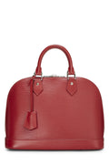 LOUIS VUITTON EPI LEATHER ALMA PM IN RED