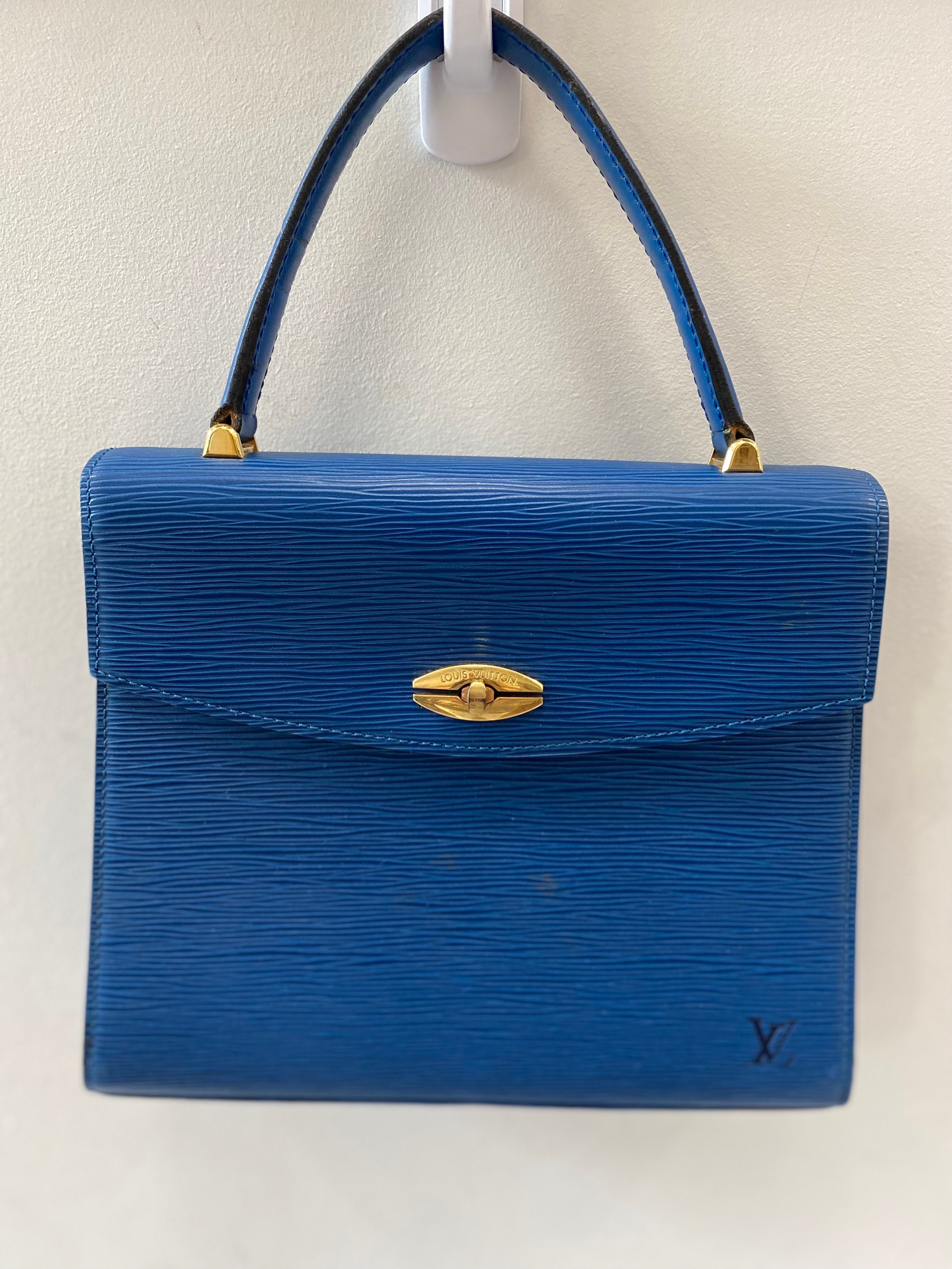 LOUIS VUITTON EPI LEATHER MALESHERBES HANDBAG