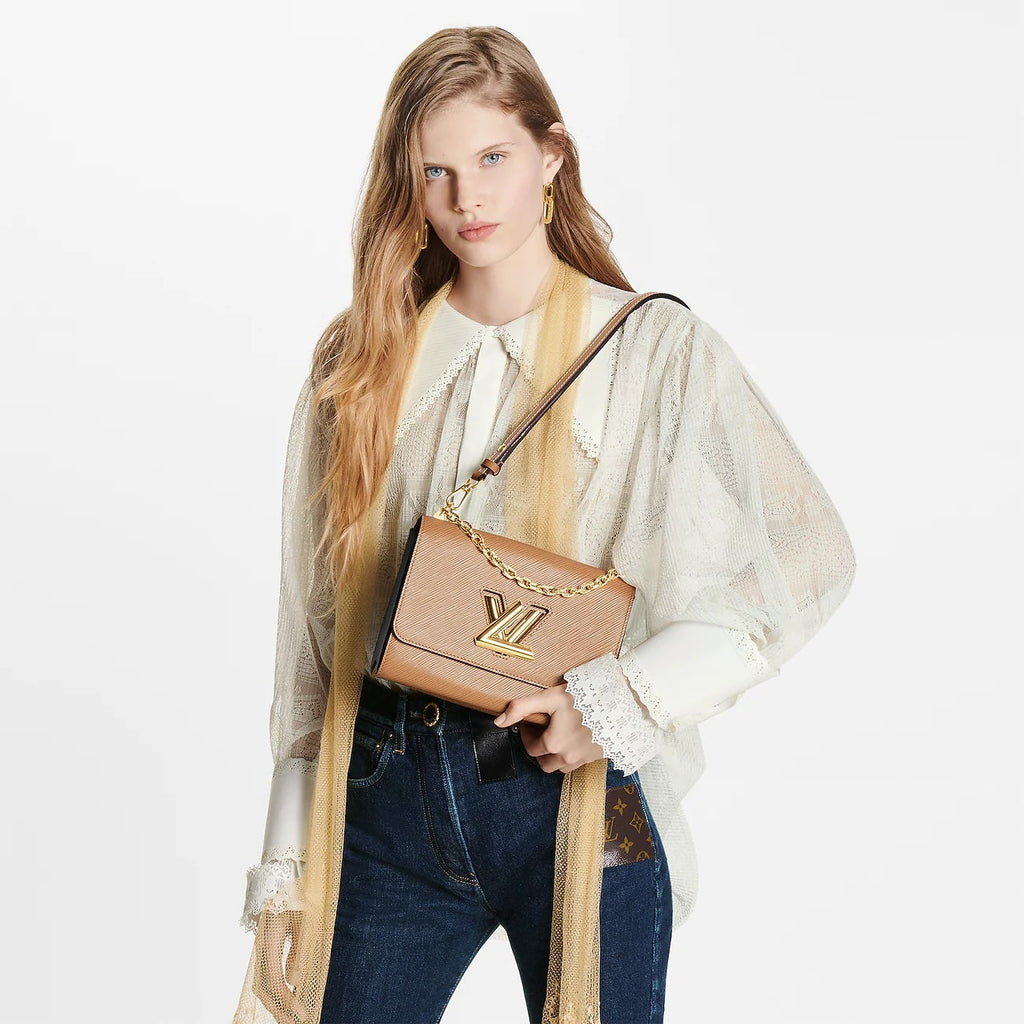 LOUIS VUITTON EPI LEATHER TWIST MM SHOULDER BAG