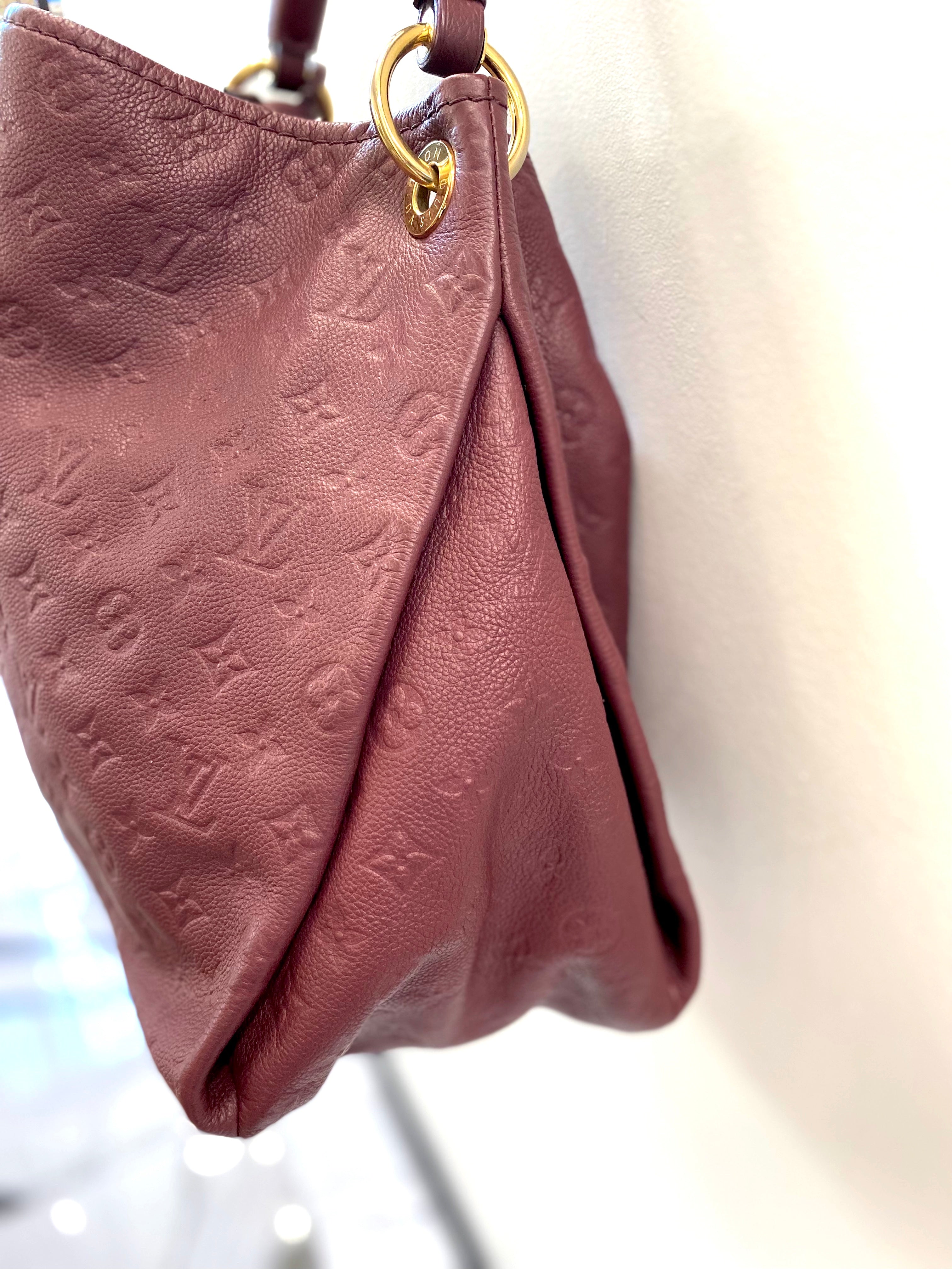 LOUIS VUITTON MONOGRAM EMPREINTE LEATHER ARTSY MM BAG