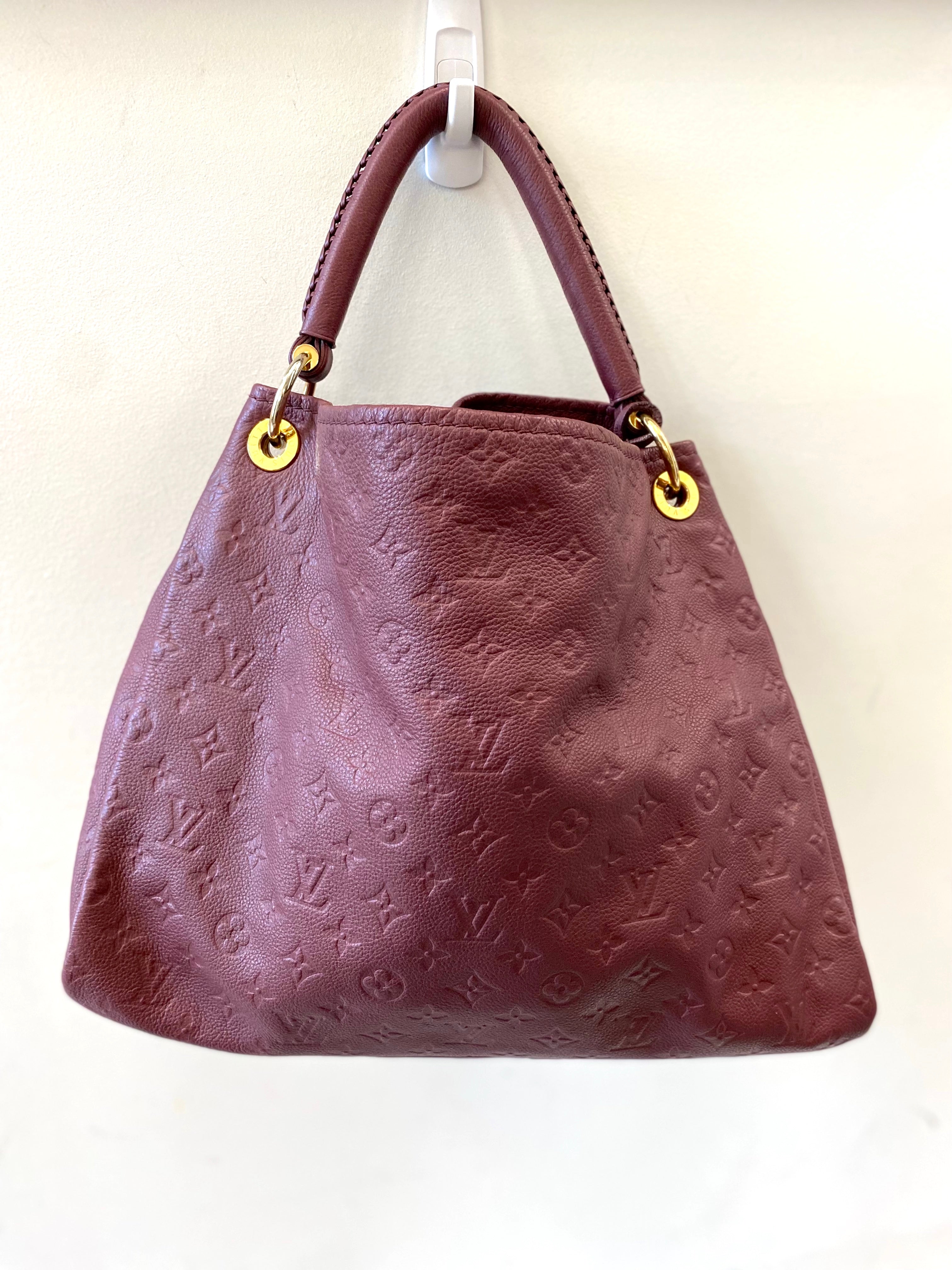 LOUIS VUITTON MONOGRAM EMPREINTE LEATHER ARTSY MM BAG