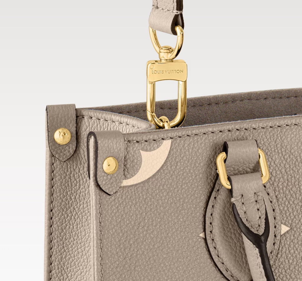 LV EMPREINTE LEATHER BI-COLOR ONTHEGO PM TOTE BAG