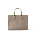 LV EMPREINTE LEATHER GIANT MONOGRAM ONTHEGO MM TOTE BAG