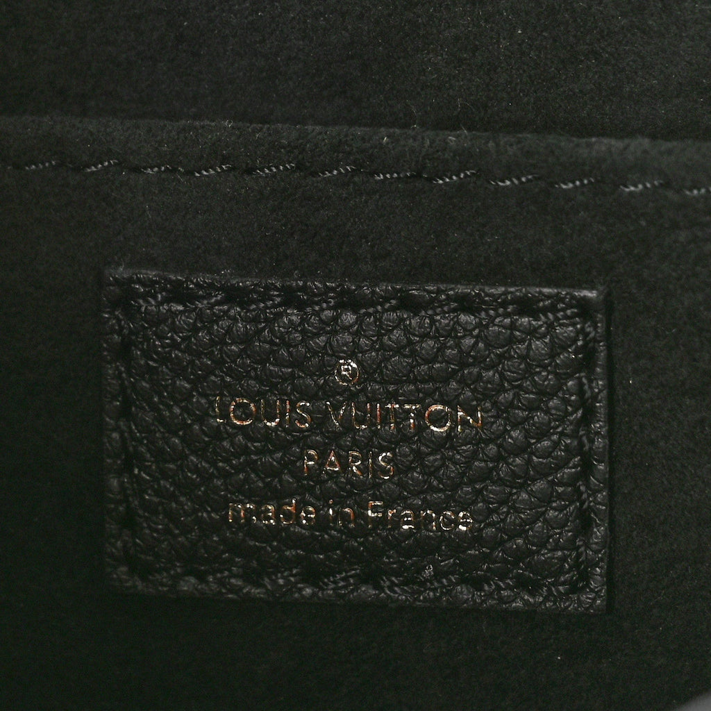 LOUIS VUITTON EMPREINTE LEATHER GIANT MONOGRAM PETIT SAC PLAT BAG