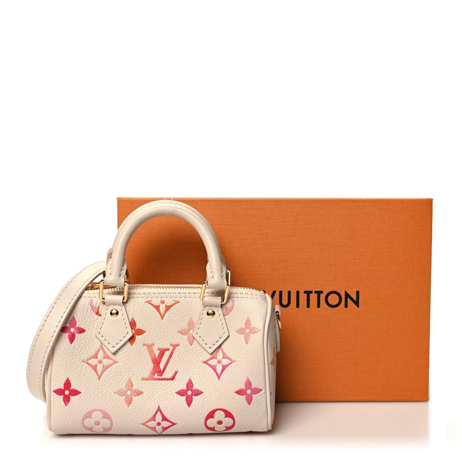 LOUIS VUITTON EMPREINTE LEATHER MONOGRAM NANO SPEEDY BAG