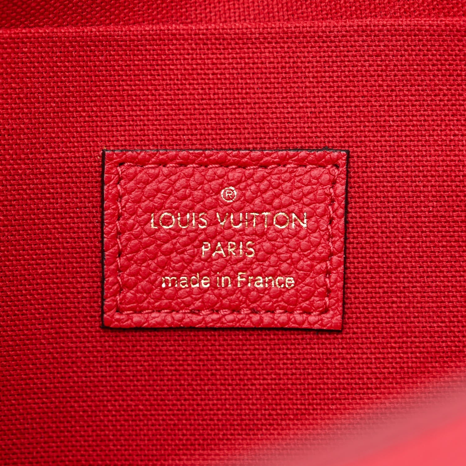 LOUIS VUITTON EMPREINTE LEATHER POCHETTE FELICIE CROSSBODY
