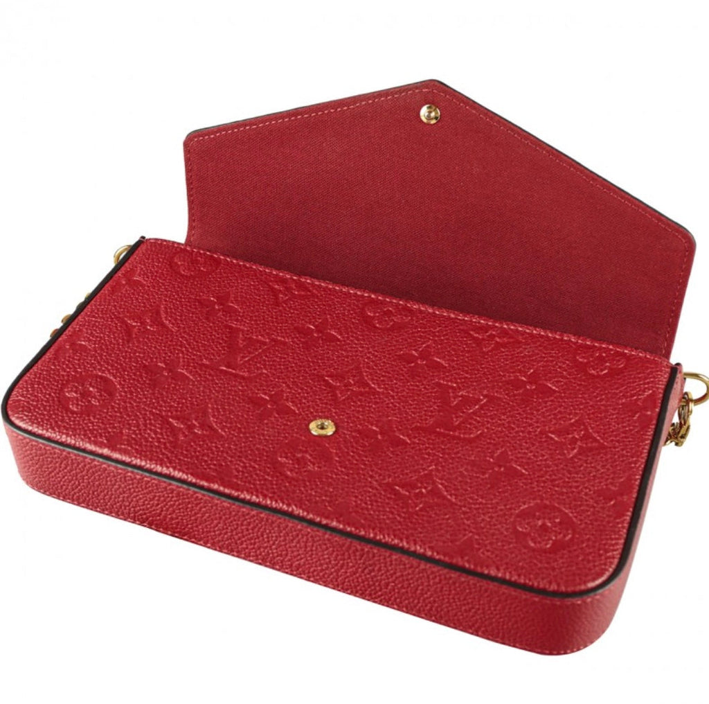 LOUIS VUITTON EMPREINTE LEATHER POCHETTE FELICIE CROSSBODY