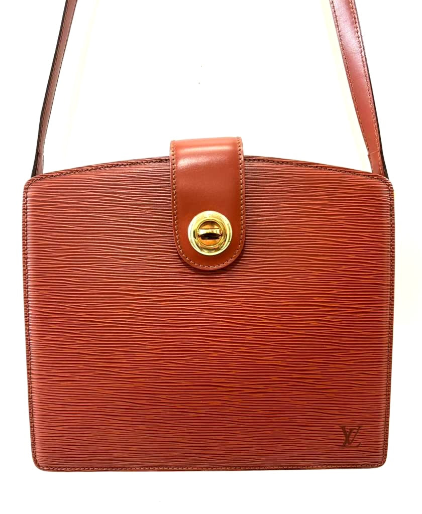 LOUIS VUITTON EPI LEATHER CAPUCHIN SHOULDER BAG – KENYA BROWN