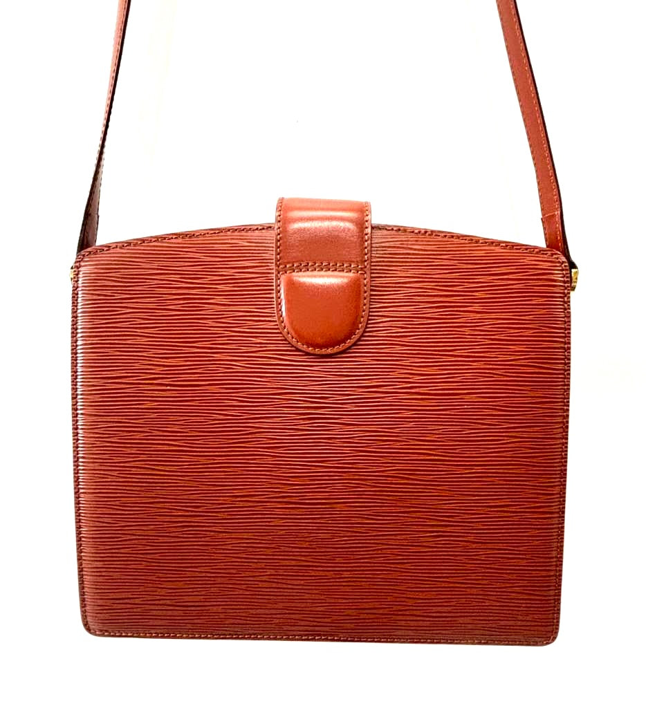 LOUIS VUITTON EPI LEATHER CAPUCHIN SHOULDER BAG – KENYA BROWN