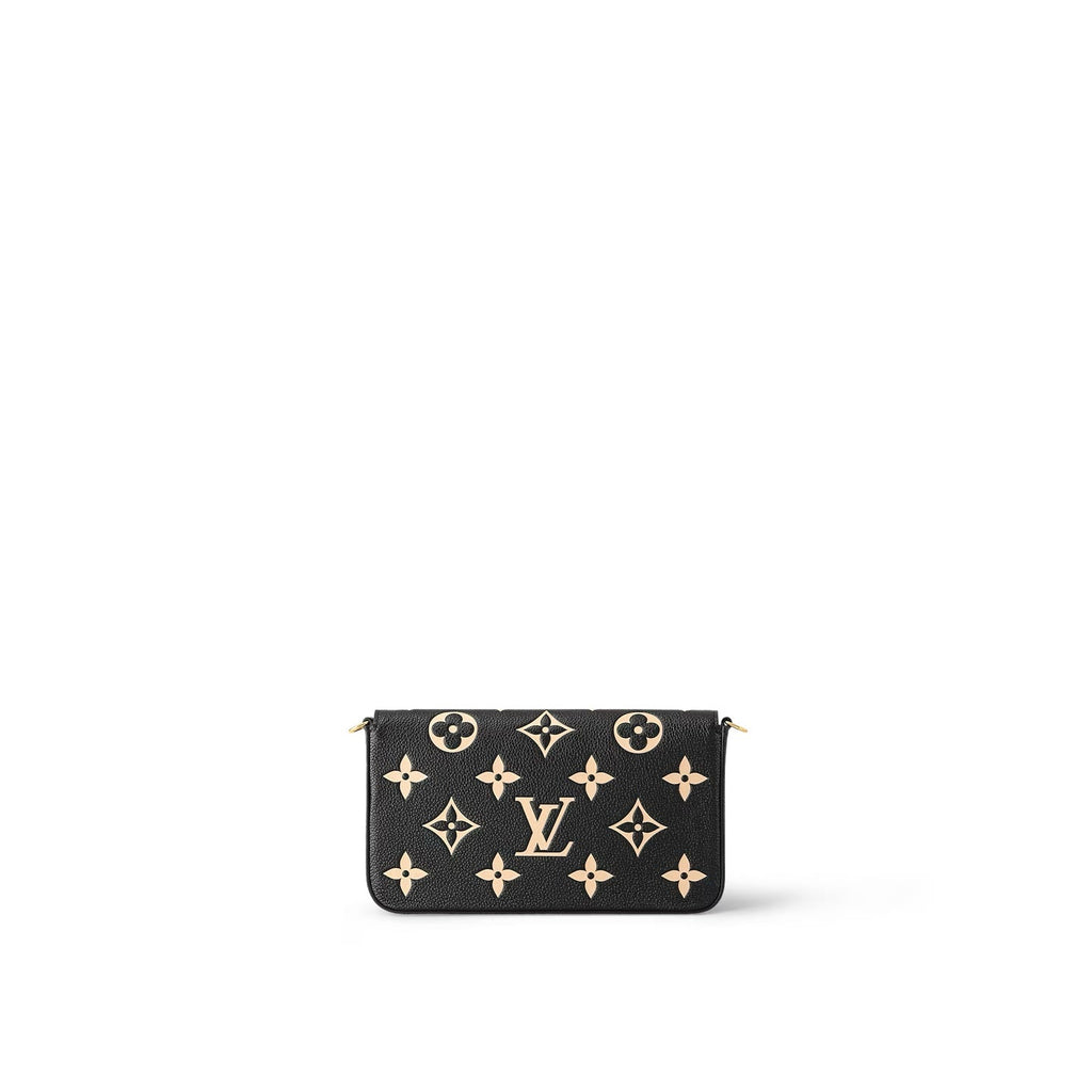 LOUIS VUITTON MONOGRAM EMPREINTE FÉLICIE LEATHER POCHETTE