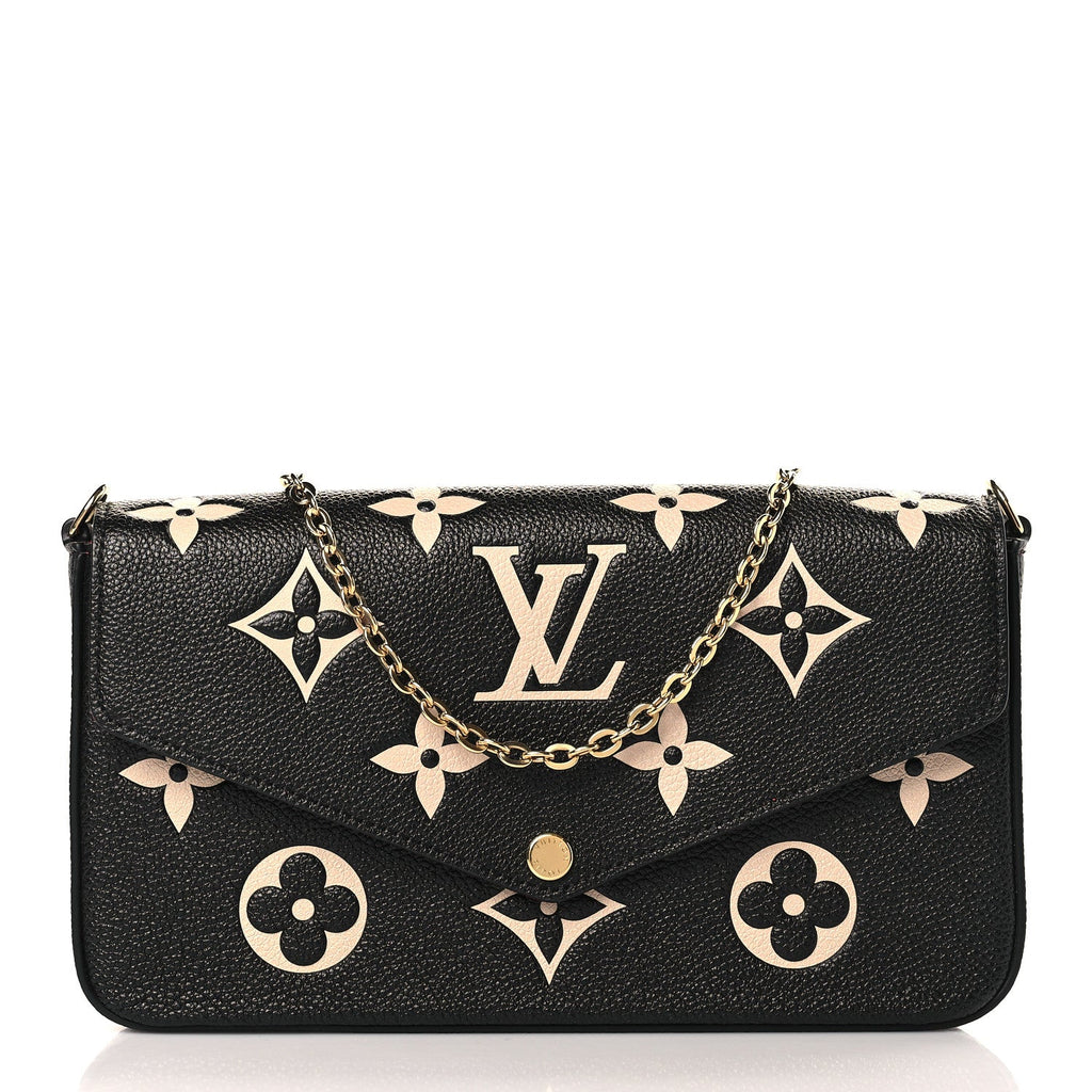 LOUIS VUITTON MONOGRAM EMPREINTE FÉLICIE LEATHER POCHETTE