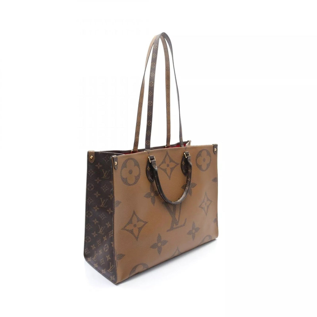 LOUIS VUITTON GIANT REVERSE MONOGRAM "ON THE GO" TOTE BAG GM