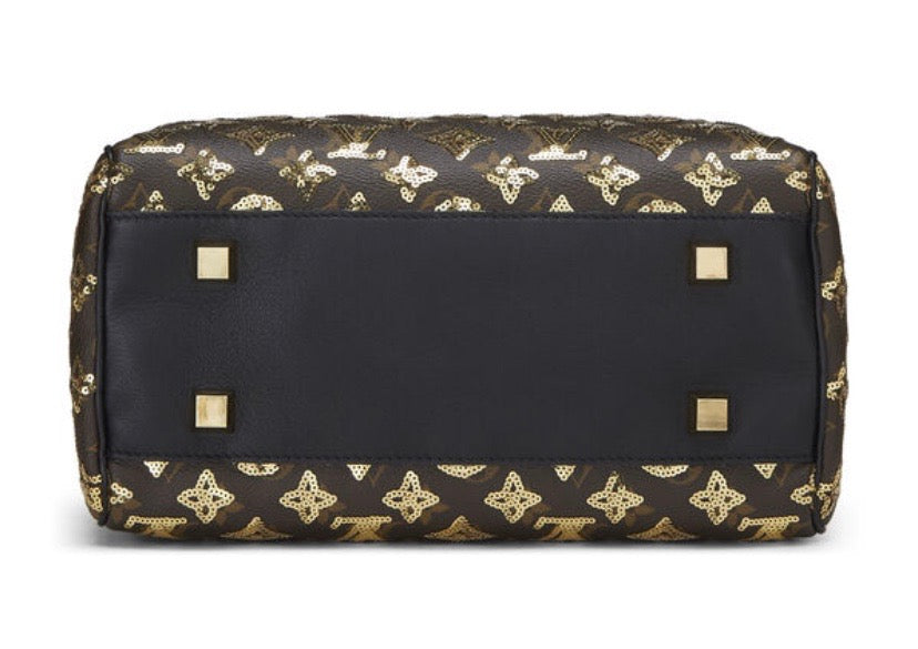 LOUIS VUITTON GOLD MONOGRAM ECLIPSE LIMITED EDITION SPEEDY 30