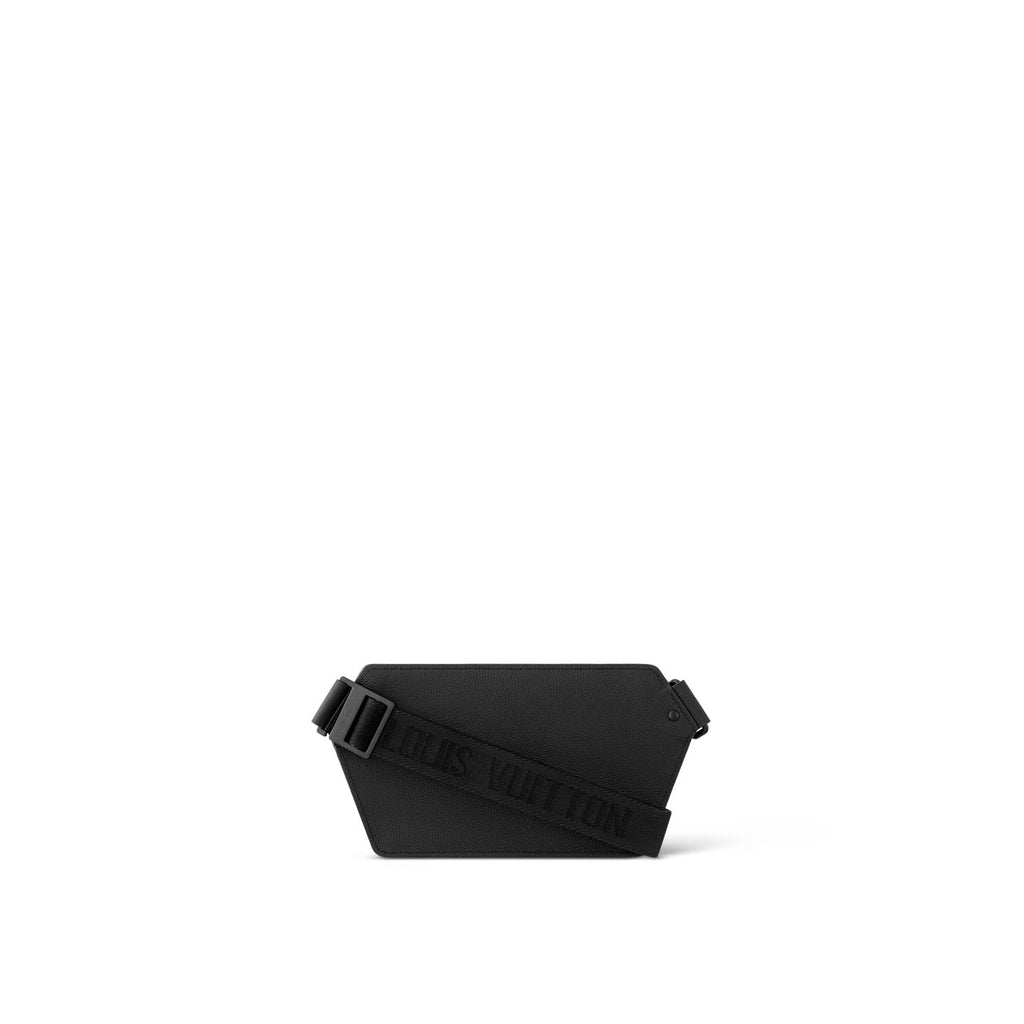 LOUIS VUITTON GRAINED CALFSKIN AEROGRAM TAKEOFF SLING BAG