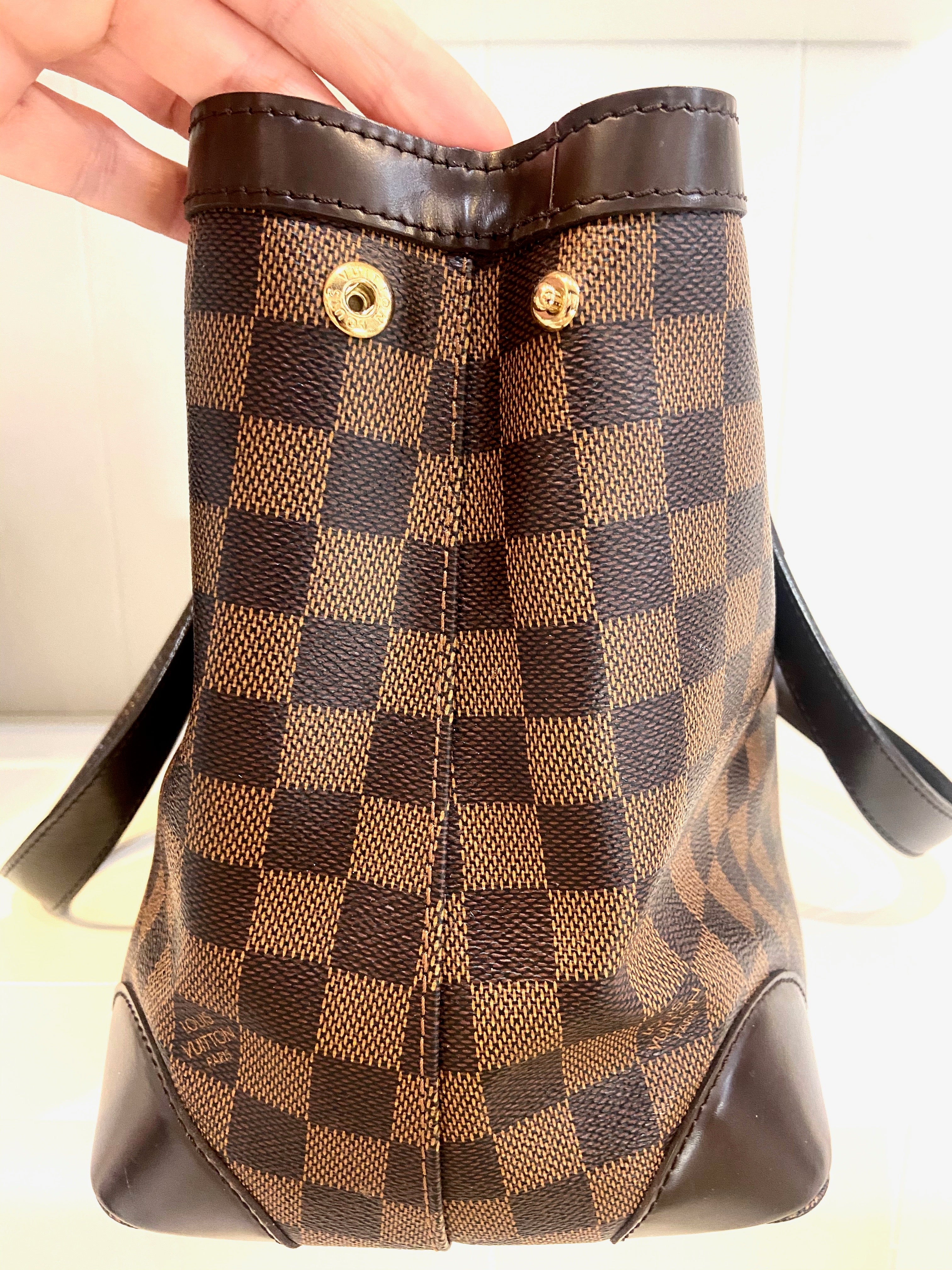 LOUIS VUITTON DAMIER EBENE HAMPSTEAD PM