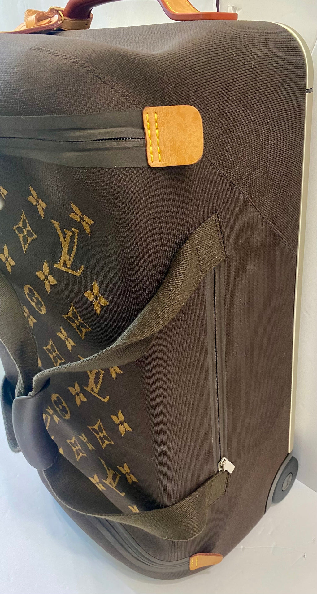 LOUIS VUITTON MONOGRAM JACQUARD KNIT HORIZON SOFT DUFFLE 55 BAG