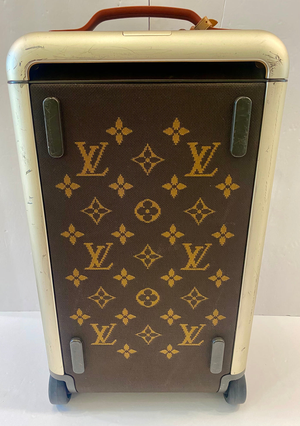 LOUIS VUITTON MONOGRAM JACQUARD KNIT HORIZON SOFT DUFFLE 55 BAG