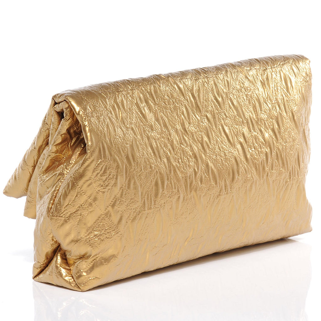 LOUIS VUITTON JACQUARD QUILTED MONOGRAM LIMELIGHT FOLD-OVER CLUTCH BAG